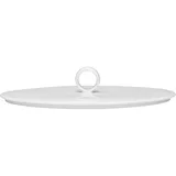 Крышка для салатника «Пьюрити» овальная эко-кост. фарф. ,H=30,L=120,B=95мм белый