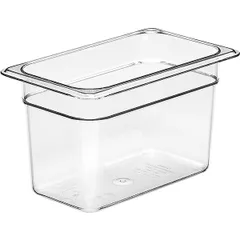 Gastronorm container (1/4)  polycarbonate , H=15, L=32.5, B=16.2 cm