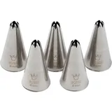 Насадка кондитерская «Закрытая звезда»[5шт] сталь нерж. D=25/4,H=47мм