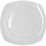 Тарелка «Опшенс» квадратная фарфор ,H=25,L=265,B=265мм белый