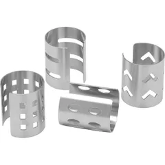 Napkin ring[4pcs] stainless steel D=4,H=5cm metal.