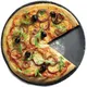 Блюдо для пиццы «Базальт» керамика D=32см черный,матовый, изображение 3