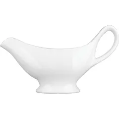 Sauce boat “Kunstwerk” porcelain 80ml ,H=85,L=150,B=45mm white