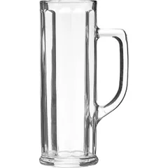 Beer mug “Danubio wholesale” glass 0.5l D=73,H=213mm clear.