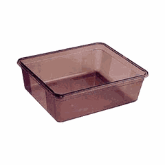 Gastronorm container (2/1) “Alto+”  polycarbonate , H=20, L=65, B=53 cm  brown.