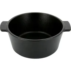 Serving pan “Revolution” ceramics 0.8l D=160,H=72mm black