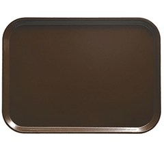 Rectangular tray for Fast Food  fiberglass , L=45, B=32cm  brown.