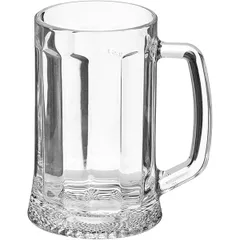 Кружка для пива «Ладья» стекло 0,5л D=90/100,H=155,B=130мм прозр., изображение 2
