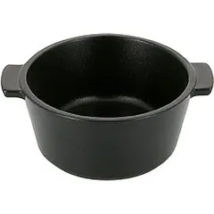 Serving pan “Revolution” ceramics 200ml D=105,H=50mm black