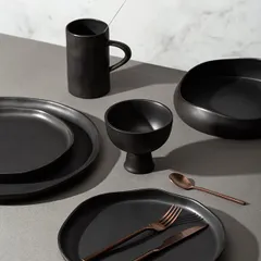 Тарелка «Шейд» керамика D=32,H=2см черный, изображение 2