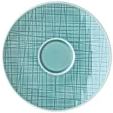 Блюдце «Меш Аква» фарфор D=12см голуб.