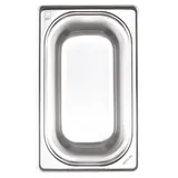 Гастроемкость GN 1/4 сталь нерж. 2,8л ,H=10,L=26,5,B=16,2см металлич.