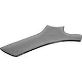 Блюдо для подачи стекло ,L=31,B=19см серый