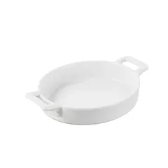 Portion frying pan “Bel Cousin”  porcelain  150 ml , H=3, L=16, B=11 cm  white