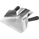 Совок д/картофеля фри с 2мя ручками сталь нерж.,пластик ,L=23,B=20см металлич.,черный