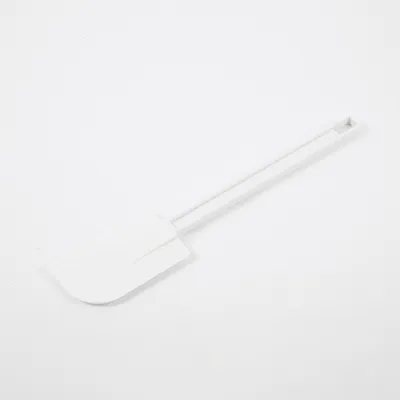 Лопатка жаропрочная силикон,пластик ,L=335/117,B=70мм белый