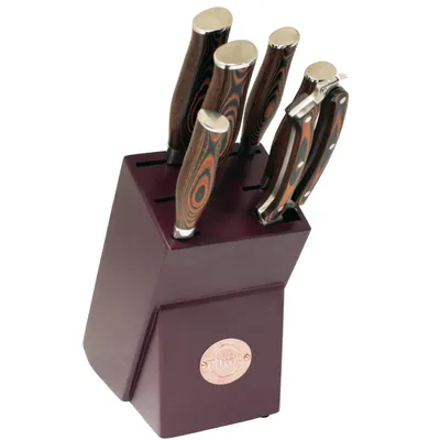 Набор из 5 кухонных ножей+ секатор