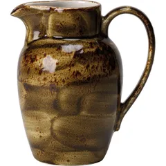 Jug "Craft"  porcelain  0.6 l  D=95, H=147, L=134mm  brown.