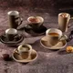 Чашка чайная «Революшн Гранит» фарфор 228мл D=9см коричнев.,бежев., Объем по данным поставщика (мл): 228, изображение 2