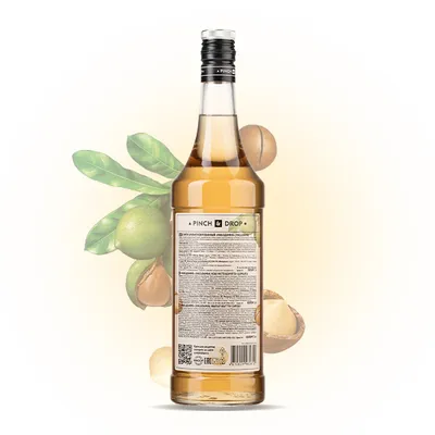 Сироп «Макадамия» Pinch&Drop стекло 1л D=85,H=330мм, Состояние товара: Новый, Вкус: Макадамия, Материал: Стекло, Объем по данным поставщика (мл): 1000, изображение 8