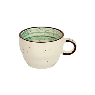 Чашка кофейная «Пастораль» фарфор 70мл зелен.