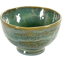 Salad bowl “Pure”  ceramics  0.5 l  D=145, H=73mm  green.