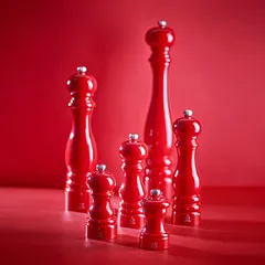 Мельница для перца «Париж» лак бук D=77,H=400мм красный, изображение 2