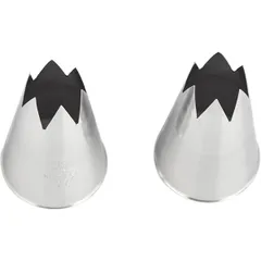 Pastry nozzle “6-pointed star”[2 pcs] stainless steel D=18mm