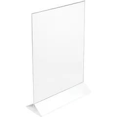 Stand stand d/menu A3 white base plastic ,H=43,L=30,B=9cm transparent,white