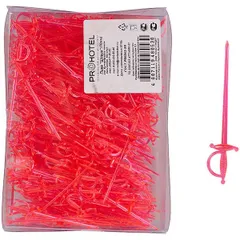 Skewers for canapés “Sword”[500pcs] plastic ,L=7cm pink.