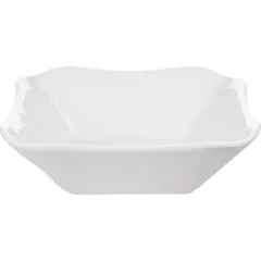 Salad bowl “Dove” square  porcelain  450 ml , H=45, L=150, B=150mm  white