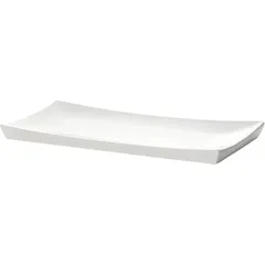 Блюдо для суши «Пати» фарфор ,H=2,L=31,B=15см белый