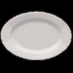 Dish “Kashub-hel” oval  porcelain ,H=3,L=30,B=21cm white