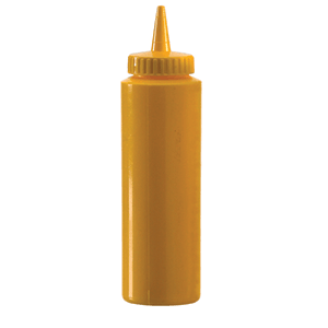 Емкость для соусов пластик 280мл D=5,H=18см желт.