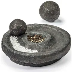 Набор для ручного перемалывания специй чугун D=11,8см, изображение 2