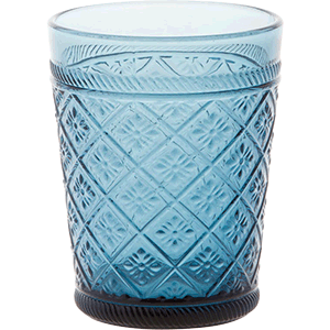 Хайбол «Глория» стекло 350мл ,H=10см синий, Цвет: Синий