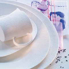 Тарелка глубокая «Жансан» фарфор 330мл D=240,H=43мм белый, изображение 4