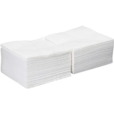 Салфетки бумажные двухслойные[200шт] бум. салфет. ,L=33,B=33см белый, изображение 4