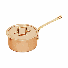 Serving saucepan  stainless steel, copper  1.7 l  D=16, H=8cm