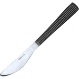 Нож столовый «Дистрест» сталь нерж. ,L=22,9см черный,металлич.