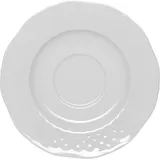 Блюдце «Афродита» фарфор D=16см белый