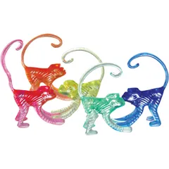 Decorations for cocktails “Monkey”[100pcs] polystyrene ,L=2,B=1cm multi-colored.