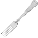 Dessert fork “Kings Stainless Steel”  stainless steel , L=183/75, B=25mm  silver.