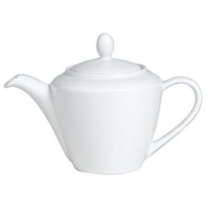 Чайник заварочный «Симплисити» с крышкой фарфор 0,6л D=65мм белый