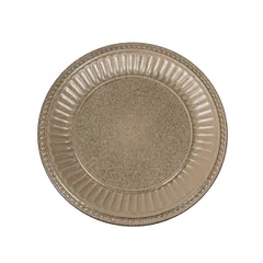 Тарелка «Ритм Терракота» плоская керамика D=205,H=15мм терракот