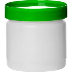 Емкость для сока «Пробар» с крышкой полипроп. 0,5л D=95,H=90мм белый,в ассорт.