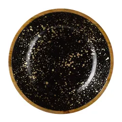 Салатник «Манго» дерево 4л D=37,H=9см черный,коричнев., изображение 2