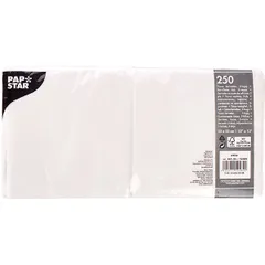 Салфетки бумажные трехслойные 33*33см[250шт] бум. салфет. ,H=11,L=33,B=17см белый, изображение 2