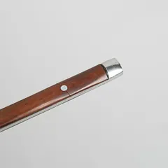 Нож столовый «Рустик» уцененный сталь нерж.,пластик ,L=25/120,B=18мм металлич., изображение 2