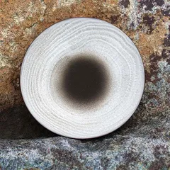 Тарелка «Свелл» для хлеба керамика D=16,H=2см черный,коричнев., изображение 4